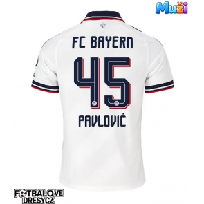 Bayern Munich Aleksandar Pavlovic #45 Venkovní Dres 2026-27 Krátký Rukáv Bayern Munich Aleksandar Pavlovic #45 Venkovní Dres 2026-27 Krátký Rukáv